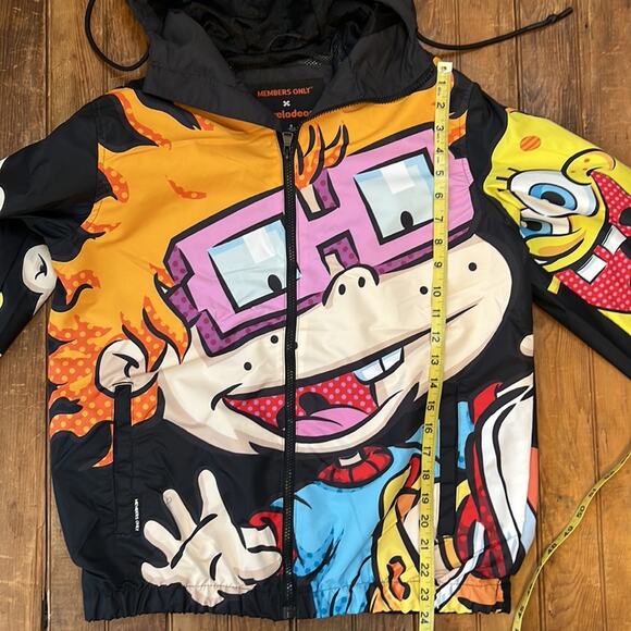 Members only Nickelodeon RUG RAT jacket windbreaker NWT - Picture 3 of 5